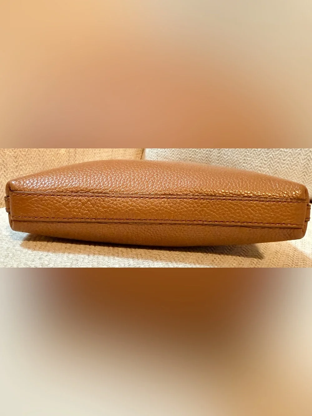 Michael Kors Tan Crossbody Bag - Pebbled Leather